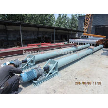 Industrial cement screw conveyor with silo